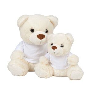 Mumbles Bear Plush Toy / Cream